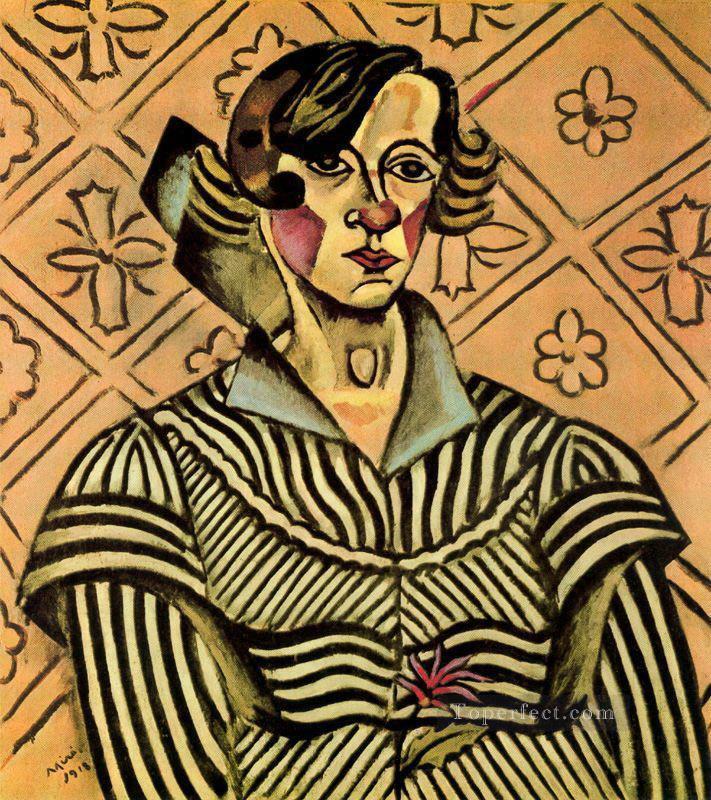 フアニータ・オブラドール・ジョアン・ミロの肖像油絵